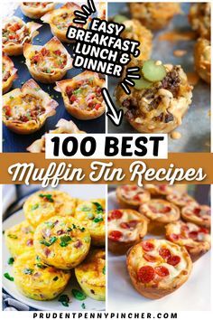 the best muffin tin recipes for breakfast, lunch and dinner