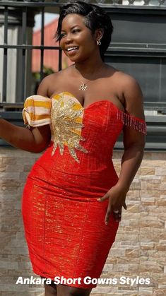 Astonishing Collection Of Latest  Ankara Short Gowns Styles 2023, African Ankara Fashion Design Dress Ankara Styles, African Wedding Dress Ankara, Ankara Short Gowns, Latest Ankara Short Gown, Lace Dress Classy, Ankara Short