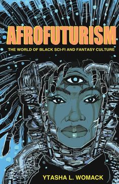 the front cover of afroturism magazine with an image of a woman's face