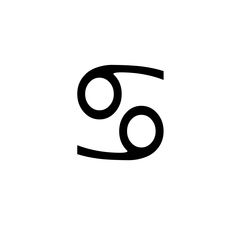 the letter s is made up of two circles