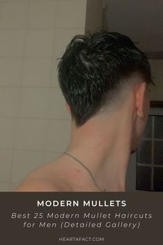 The Best 25 Modern Mullet Haircuts for Men (Detailed Gallery) | 25 Trendy Modern Mullet Haircuts for Men: The Ultimate Guide To New Mullet Hairstyles Mens Straight Hair, Mens Mullet, Modern Mens Haircuts, Mullet Hairstyles, Mullet Fade, Short Mullet, Mohawk Mullet