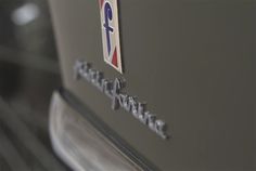 a close up view of the emblem on a car