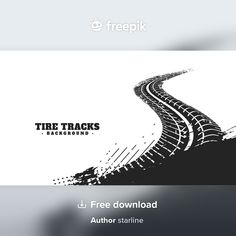 the tracks background is black and white with an image of a train track on it