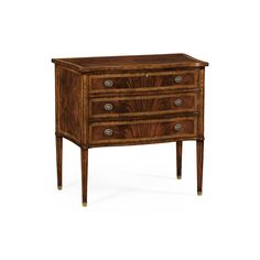 an antique chest of drawers with three drawers on one side and four drawers on the other