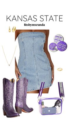 KANSAS STATE GAMEDAY FIT #outfitinspo #gamedayfit #gamedayoutfit #outfit Outfit Shuffles, Tcu Horned Frogs, Horned Frogs, Kansas State, Your Aesthetic