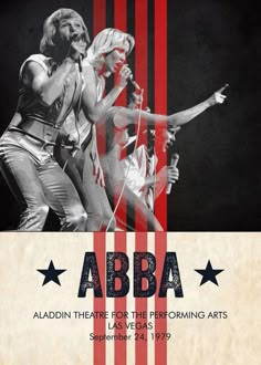 an advertisement for abra performing arts featuring two women on stage and the words abra above them