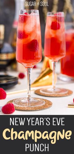 the new year's eve champagne punch