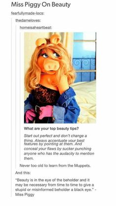 an image of the muppet on twitter