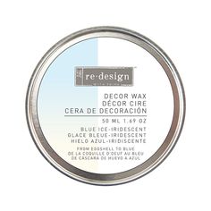 a white tin with a label on it that says, decor way cera de decoracion