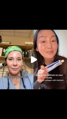 Dr. Abigail Waldman, MD FAAD on Instagram: "🎥 tt• TAMS
Dermatologist reacts to using tretinoin.

Leave your questions about using tretinoin in the comments. 

#tretinoin #antiaging #skincare #skincareroutine #dermatology #SkincareTips" Dermatologist Reacts, Tretinoin Before And After, Antiaging Skincare, Beautiful Inside And Out, August 11, Dermatology, Skin Firming, Hair Skin, Retinol