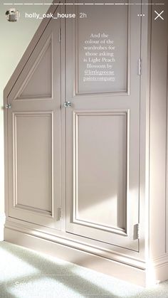 an image of a white closet in the house