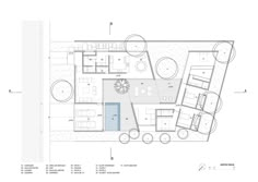 the floor plan for this modern house