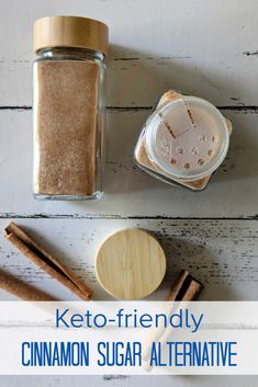 Keto-friendly Cinnamon Sugar Alternative is a quick and easy way to add a sweet, cinnamon-y flavor to your day. This recipe uses zero-calorie monk fruit sweetener, but you can also use allulose or erythritol. It is perfect for sprinkling on toast, coffee, or hot cocoa, or using in your favorite recipes. Mason Jar Gifts Recipes, Cinnamon Sugar Recipes, Monk Fruit Sweetener, Peppermint Sugar, Sugar Alternatives, Monk Fruit, Glass Spice Jars, Flavored Sugar, Sugar Intake