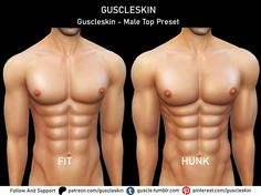 an image of a male torso before and after surgery