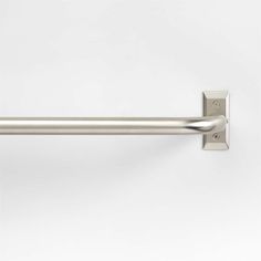 an image of a stainless steel door handle on a white background with clippings