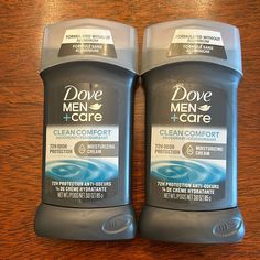 Dove Men+Care 72-Hour Deodorant Sticks Clean Comfort 3 Oz Each Lot Of 2 Formulated Without Aluminum 1/4 Moisturizing Cream Questions? Leave A Comment Below! Men Selfcare, Dove Men Care, Dove Men, Hygiene Products, Moisturizing Cream, Men Care, Men's Grooming, Moisturizer Cream, 2 Colours