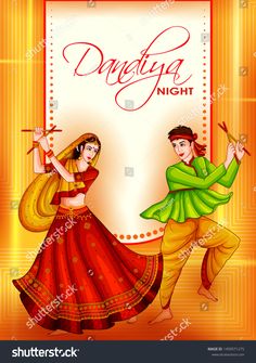 Garba Poster, Dandiya Drawing, Garba Drawing, Painting Blouses, Dandiya Dance, Dancing Illustration, Dandiya Night, Andy's Room, Distant Relationship