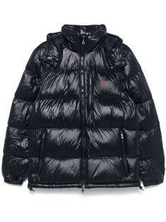 El Cap Recycled Nylon Bomber from Polo Ralph LaurenComposition: 100% Nylon (recycled) Ralph Lauren Puffer Jacket Outfit, Polo Puffer Jacket, Ralph Lauren Puffer Jacket, Ralph Lauren Puffer, Rick Owens Jacket, Polo Pony, Hooded Puffer Jacket, Golden Goose Sneakers, Upcycled Materials