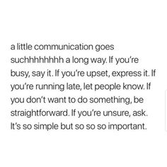 an image of a text that reads,'a little communication goes suchh hn n