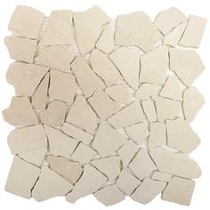 white mosaic tiles on a white background