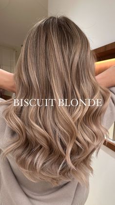 Instagram Biscuit Blonde, Blonde Light Brown Hair, Blender Tips, Air Touch, Sandy Blonde Hair, Beige Blonde Hair, Beige Highlights, Perfect Blonde Hair