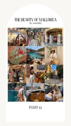 the beauty of mallorca by serenalify feed 12 - page spread with photos and text