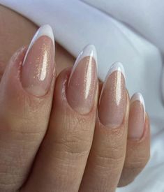 Gold Tip Nails, Baby Boomers Nails, Nail Academy, Retro Nails, Happy Nails, Classy Acrylic Nails, Bride Nails, Acrylic Nails Coffin Short, Nails Desing