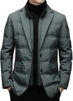 Top Seller for James Urban Windbreaker Men's Business Windbreaker Down Jacket, Jackets Mens Parka Jacket, Down Suit, Blazer Men, Mens Parka, Warm Down, Mens Winter Coat, Mens Windbreaker, Casual Jackets, Business Casual Men