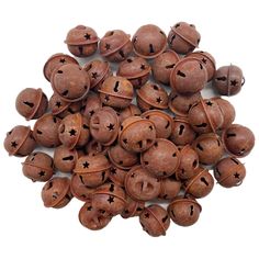 PRICES MAY VARY. Vintage Decorations for Home Farmhouse - Natural rust metal bells, covered with glaze, look old but shiny, perfect for seasonal home décor projects, especially for those who want to achieve an antique, rustic, primitive or country look Package Included - 50pcs craft bells, each metal bell is 1 inch in diameter Jingle Christmas Bells - DIY bells for wreath, holiday home and Christmas decor Wide Applications - Metal bells can decorate Christmas trees, doors, yards, parties, Hallow Craft Bells, Rusty Tin, Farmhouse Style Christmas, Christmas Jingles, Primitive Farmhouse, Primitive Crafts, Seasonal Home Decor, Farmhouse Rustic, Country Primitive