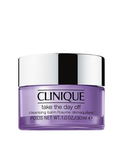 Clinique's iconic makeup remover in a silky balm formula. Gently dissolves makeup and SPF, conditions lashes. Safe for sensitive skin and sensitive eyes. Dermatologist tested. Ophthalmologist tested. Allergy tested. 100% fragrance free. Please note that the 30ml - Travel Size is excluded from discounts. Clinique Cleanser, Clinique Makeup Remover, Makeup Remover Balm, Make Up Mata, Clinique Take The Day Off, Best Makeup Remover, Holiday Fragrance, Travel Size Beauty Products, Clinique Makeup