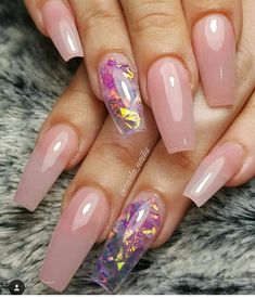 Short Coffin Acrylic Nails, Coffin Acrylic Nails, Pink Nail Art Designs, Nagellack Trends, Short Coffin, Lavender Nails, Cute Nail Art Designs, Pink Nail Art, Summer Acrylic Nails