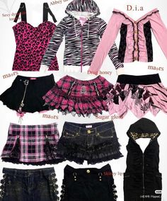 Agejo Gyaru Clothes, Agejo Gyaru Outfit Ideas, Gyaru Outfit Board, Y2k Gyaru Outfits, Agejo Gyaru Outfit, Gyaru Fashion 90s, Gyaru Wardrobe, Agejo Gyaru Fashion