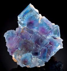 Fluorite - Illinois, USA Aesthetic Roses, Mineral Jewelry, Blue Fluorite