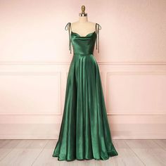 Dark Green Prom Dresses Corset Top, Sage Green Ball Dresses, Silk Winter Formal Dress, Prom Dresses Not Tight, Forest Green Grad Dresses, Dark Green Elegant Dress, Green Grad Dresses, Green Silk Prom Dress, Green Grad Dress