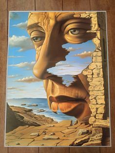 Hand made hand printed poster measures 18x24in Ships same day in a cardboard tube Let me know if I can help with anything else Illusion Kunst, Optical Illusions Art, Illusion Art, Cardboard Tube, Dali, Optical Illusions, Beauty Book, Poster Prints, Wall Hanging