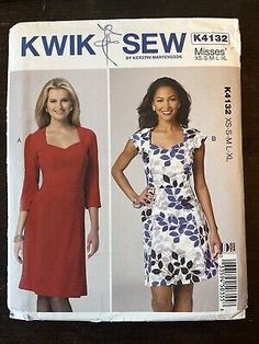 a sewing pattern for a women's dress