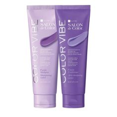 New Elastine Salon De Color Color Vibe Purple Shampoo 8.4 Fl. Oz. Elastine Salon De Color Color Vibe Purple Conditioner 8.4 Fl. Oz. For Vivid-Looking, Brass-Free Hair, Look No Further Than Color-Vibe Purple. With Hydrolyzed Keratin, Panthenol And Collagen To Help Visibly Repair Damaged Hair Back To A Healthy Shine. Formulated To Protect And Define Your Hair Color. Works Great For Anyone With Color-Treated Hair And Blonde/Light Brown/Red Hair Tones. Recommended For Use With Elastine Salon De Colo Light Brown Red Hair, Red Hair Tones, Brown Red Hair, Purple Conditioner, Purple Shampoo And Conditioner, Repair Damaged Hair, Hair Oil Serum, Red Brown Hair, Hair Lotion