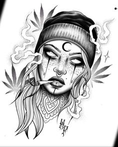 Shattered Drawing, Face Tattoos For Women, 16 Tattoo, Catrina Tattoo, Pin Up Girl Tattoo, Girl Face Tattoo