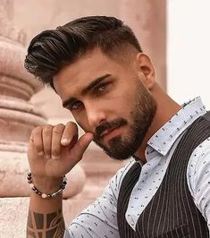 Low Taper Fade Haircut: 29 Stunning Ideas for Cute Men Faded Beard, Taper Fade Haircuts, Medium Beard Styles, Latest Beard Styles, Fade Hairstyle, Low Taper Fade Haircut, Beard Maintenance, Low Taper Fade