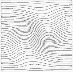 an abstract line art design in white and black with wavy lines on the bottom half