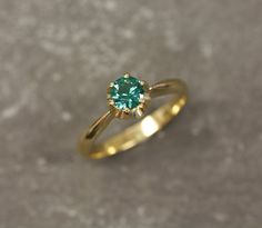 Gold Emerald Ring, Created Emerald, Solitaire Ring, Gold Plated Ring, Engagement Ring, Promise Ring, Green Stone Ring, Vermeil Ringeil Ring Emerald Solitaire Ring, Green Diamond Rings, Ring Green Stone, Gold Emerald Ring, Green Stone Ring, Earrings Matching, Smaragd Ring, Emerald Ring Gold, Green Stone Rings