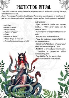 Lilith Ritual, Protection Magick, Lillith Goddess, Witchcraft Diy, Psychic Development Learning, Goddess Magick, Witchcraft Spells For Beginners, Nature Witch, Magick Symbols