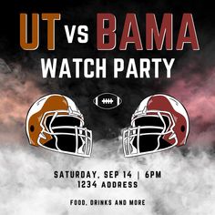 Invite your friends and family to join you for the big game with this football-themed watch party digital invitation!  Easily customize the text and images using Canva, available for free online and through their app. This listing includes a digital file that you can edit right away--no physical product will be shipped. Football Watch Party, Watch Football, Invite Template, Watch Party, Party Invite Template, Digital Invitation, Party Invite, Invite Your Friends, Big Game