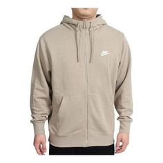 Nike NSW Club Full Zip Hoodie 'Tan' BV2649-247 Nike Hoodie, Stylish Sneakers, Full Zip Hoodie, Zip Hoodie, Perfect Pair, Your Perfect, Nike, Sneakers