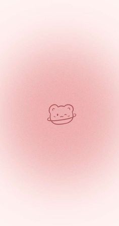 a drawing of a piece of bread on top of a pink background with the word hello kitty above it