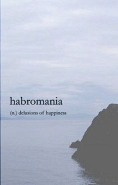 a book cover with the title haboromania