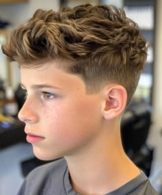 Boys Long On Top Short On Sides Haircut, Boys Quiff Haircut, Trending Hair Cuts For Boys 2024, Hảir Cut For Teen Boys, Low Taper Men’s Hair, Low Taper Fade Boys Haircut, Boys Trending Haircuts 2024, Good Boy Haircuts, Tapered Fade Boys