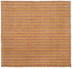 an orange and yellow rug on a white background