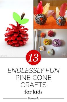 pine cone crafts for kids to make