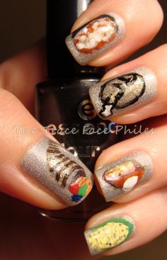 Thanksgiving Food Nails, Thanks Giving Nails 2022, Fall Nails Turkey, Thanksgiving/christmas Nail Ideas, Thanksgiving Nails, Class Ring, Rings For Men, Nails